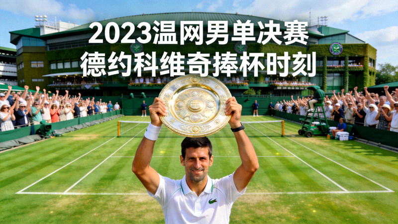 2023年温布尔登网球锦标赛男单决赛回放封面 - 德约科维奇捧杯时刻